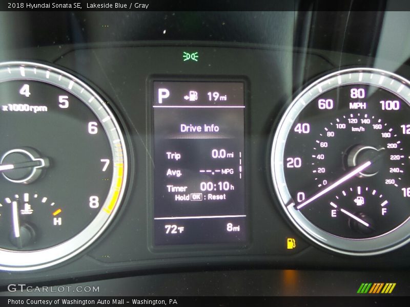 Lakeside Blue / Gray 2018 Hyundai Sonata SE
