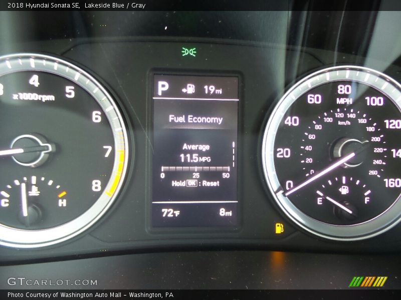 Lakeside Blue / Gray 2018 Hyundai Sonata SE