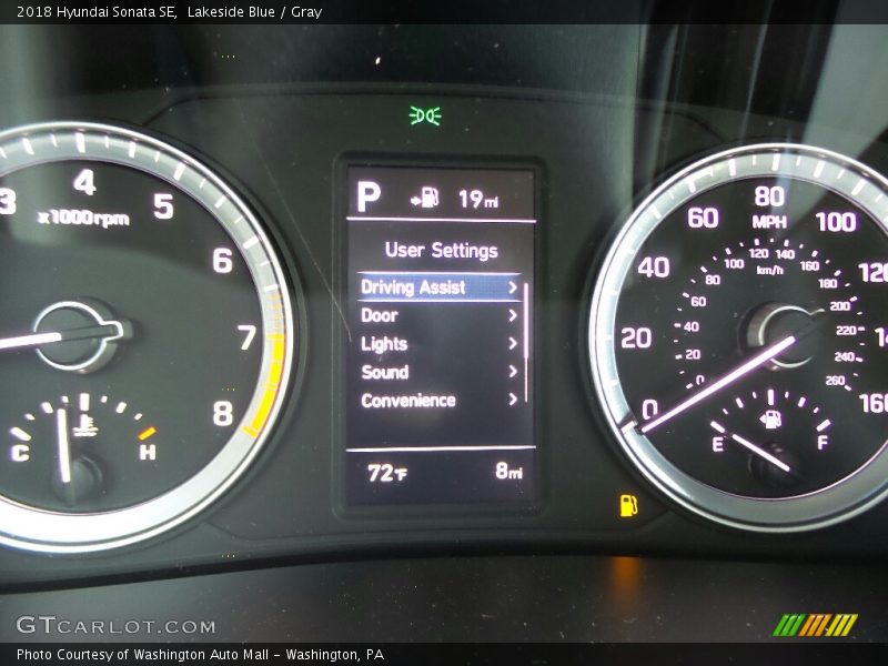 Lakeside Blue / Gray 2018 Hyundai Sonata SE