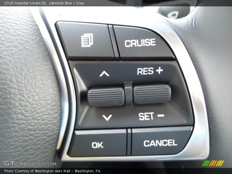 Lakeside Blue / Gray 2018 Hyundai Sonata SE