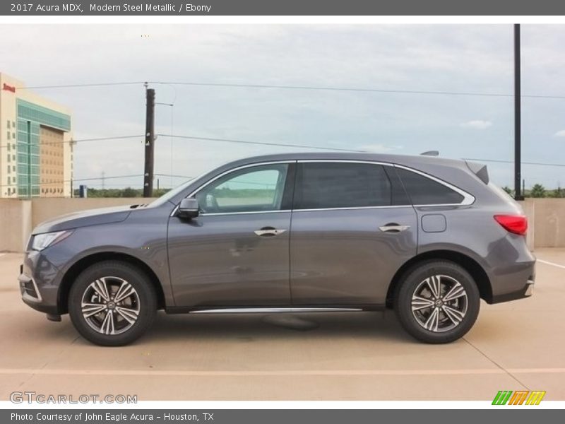 Modern Steel Metallic / Ebony 2017 Acura MDX
