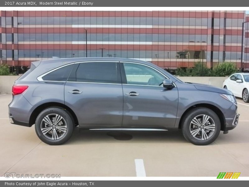 Modern Steel Metallic / Ebony 2017 Acura MDX