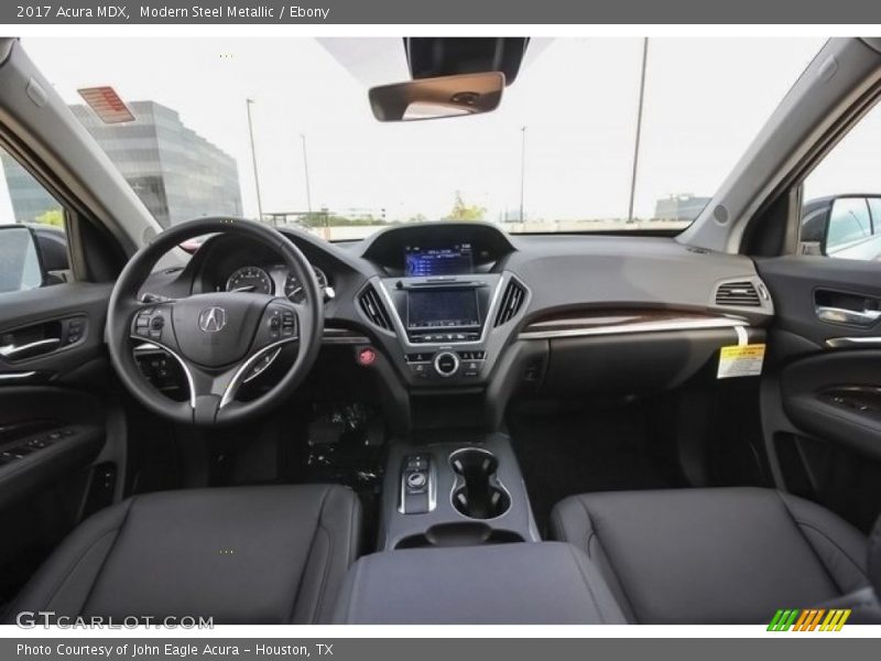 Modern Steel Metallic / Ebony 2017 Acura MDX