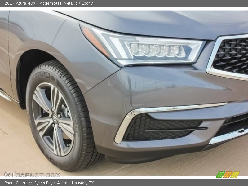 Modern Steel Metallic / Ebony 2017 Acura MDX