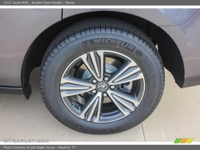 Modern Steel Metallic / Ebony 2017 Acura MDX