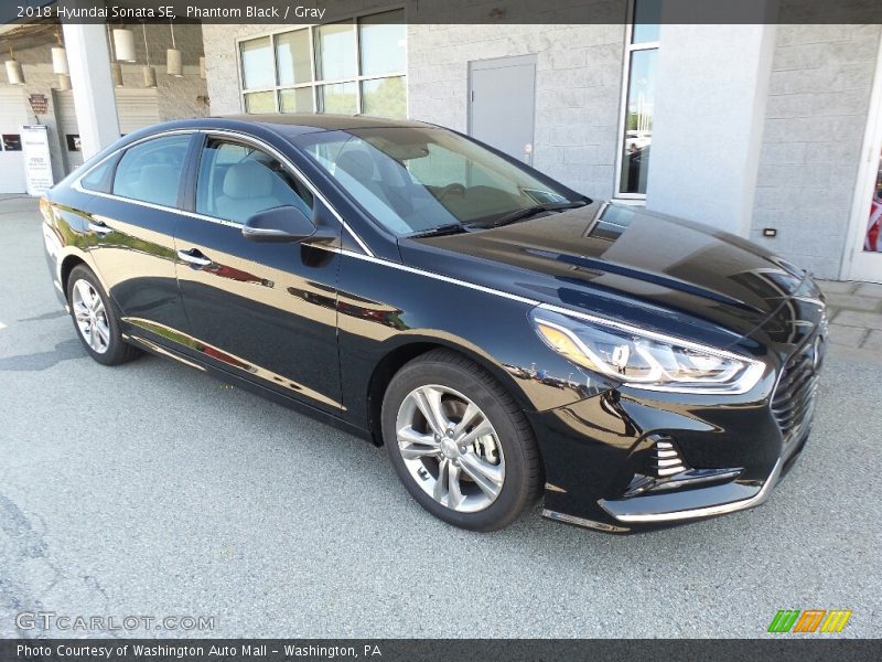 Phantom Black / Gray 2018 Hyundai Sonata SE