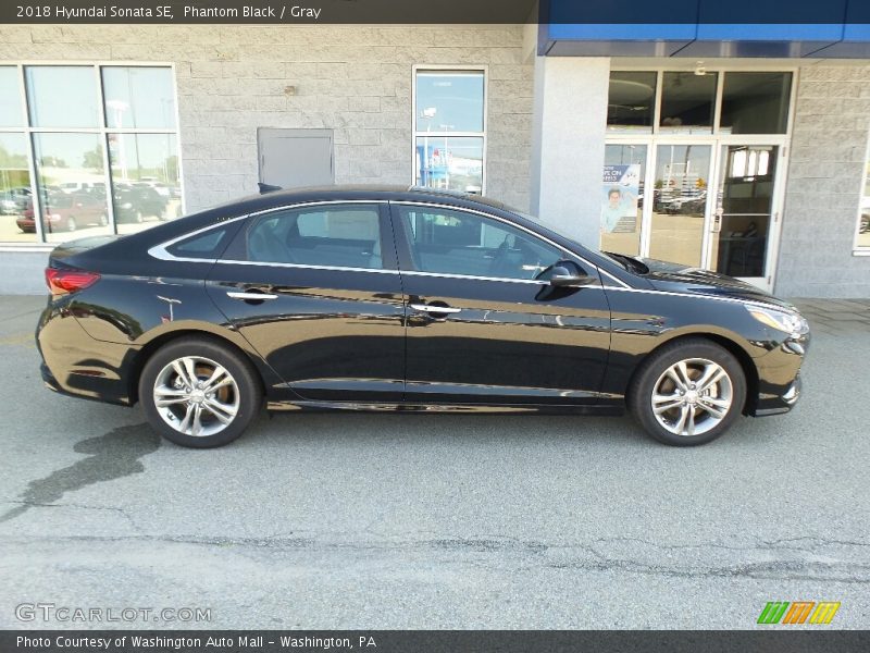 Phantom Black / Gray 2018 Hyundai Sonata SE