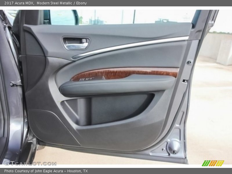 Modern Steel Metallic / Ebony 2017 Acura MDX