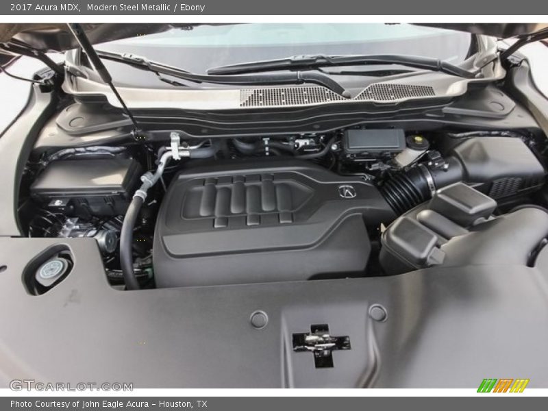 Modern Steel Metallic / Ebony 2017 Acura MDX