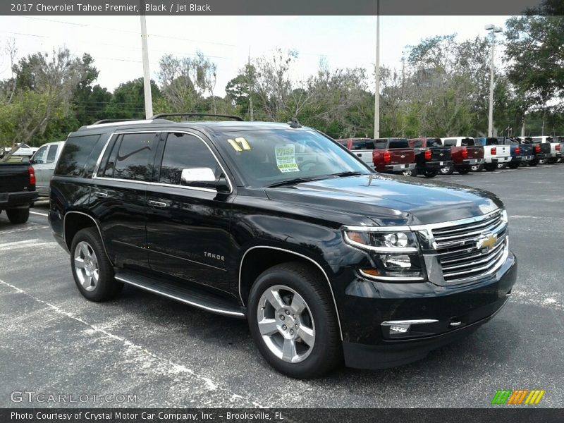 Black / Jet Black 2017 Chevrolet Tahoe Premier