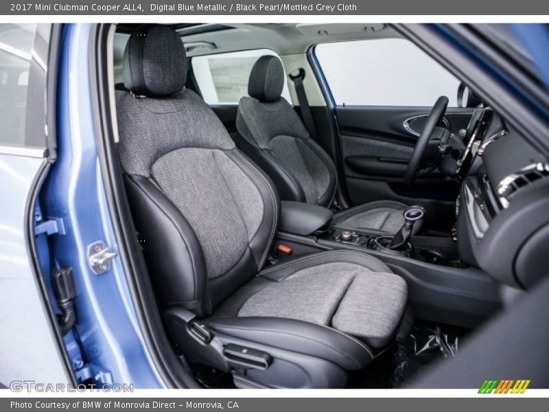 Digital Blue Metallic / Black Pearl/Mottled Grey Cloth 2017 Mini Clubman Cooper ALL4