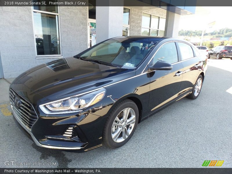 Phantom Black / Gray 2018 Hyundai Sonata SE