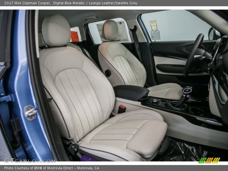 Digital Blue Metallic / Lounge Leather/Satellite Grey 2017 Mini Clubman Cooper
