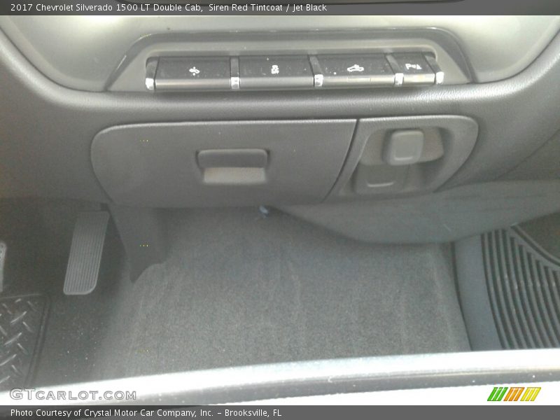 Siren Red Tintcoat / Jet Black 2017 Chevrolet Silverado 1500 LT Double Cab