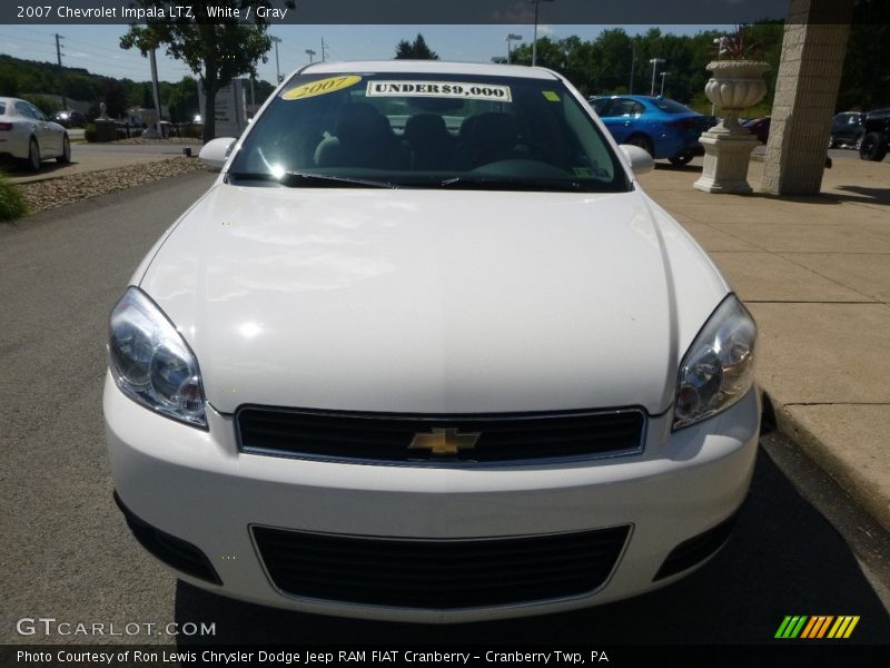 White / Gray 2007 Chevrolet Impala LTZ