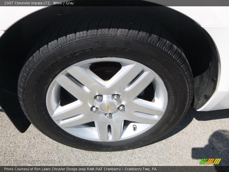 White / Gray 2007 Chevrolet Impala LTZ