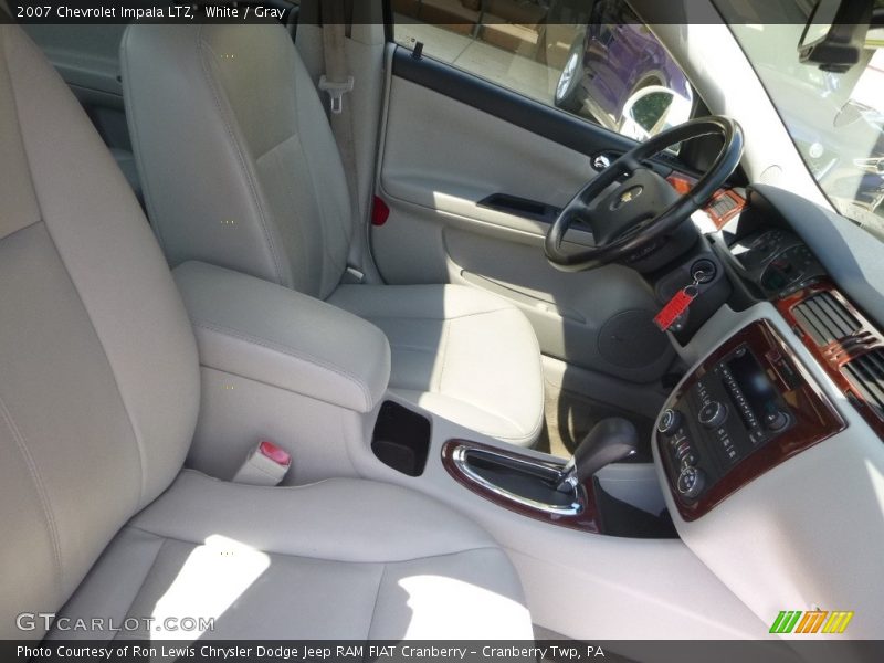 White / Gray 2007 Chevrolet Impala LTZ