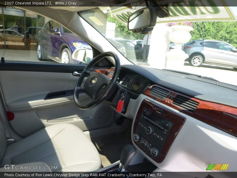 White / Gray 2007 Chevrolet Impala LTZ