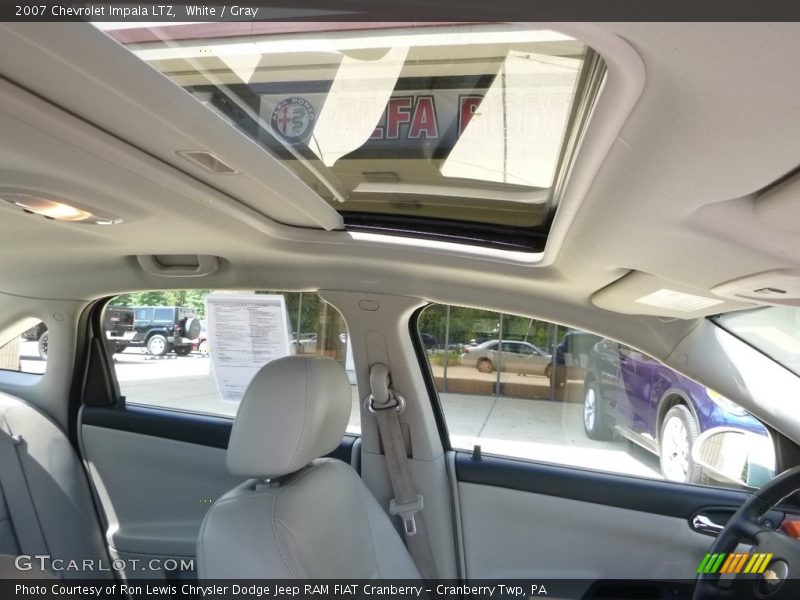 White / Gray 2007 Chevrolet Impala LTZ