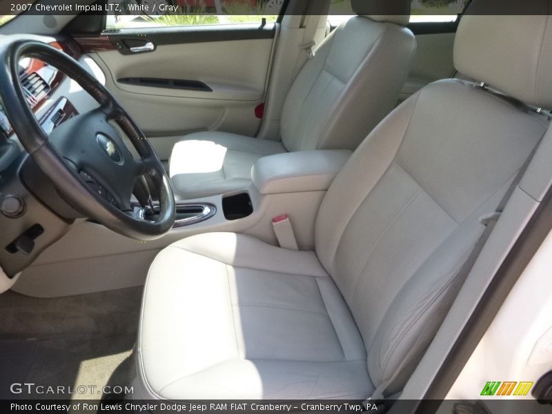 White / Gray 2007 Chevrolet Impala LTZ