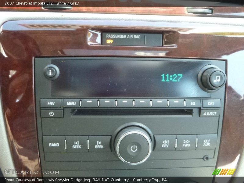 White / Gray 2007 Chevrolet Impala LTZ