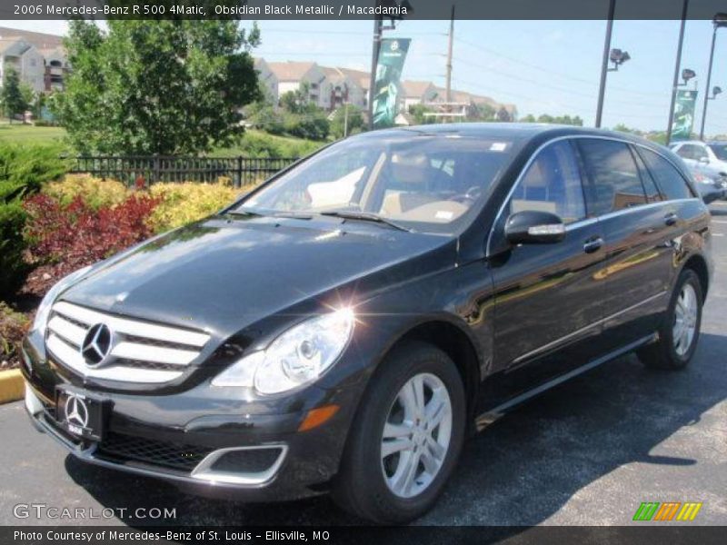 Obsidian Black Metallic / Macadamia 2006 Mercedes-Benz R 500 4Matic
