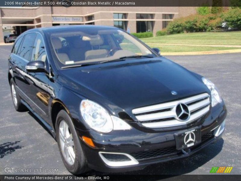 Obsidian Black Metallic / Macadamia 2006 Mercedes-Benz R 500 4Matic