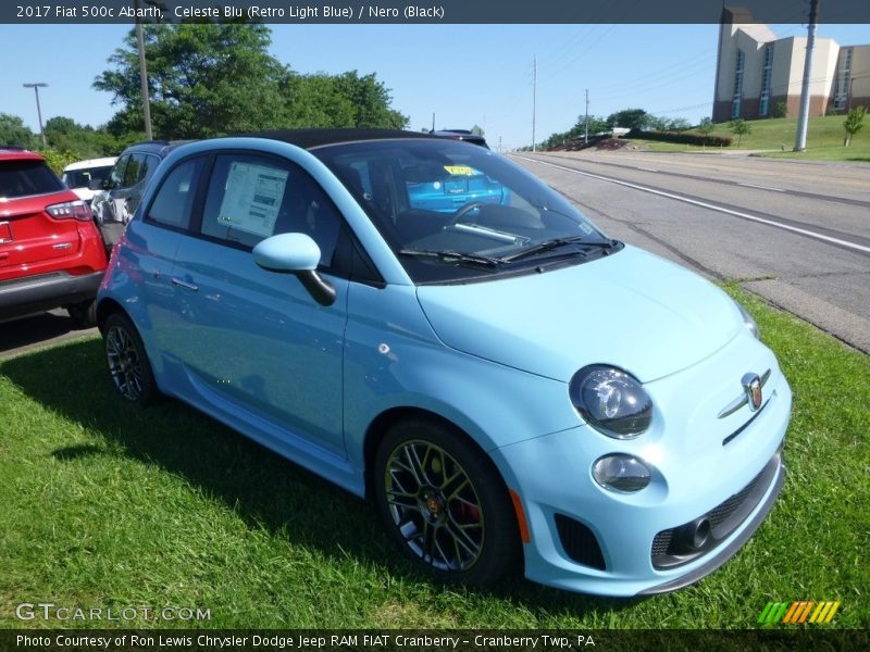 Front 3/4 View of 2017 500c Abarth