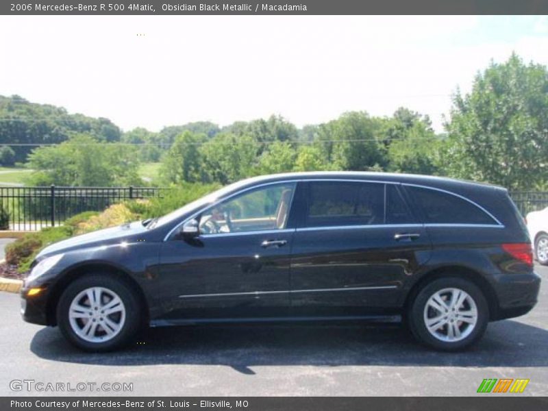 Obsidian Black Metallic / Macadamia 2006 Mercedes-Benz R 500 4Matic