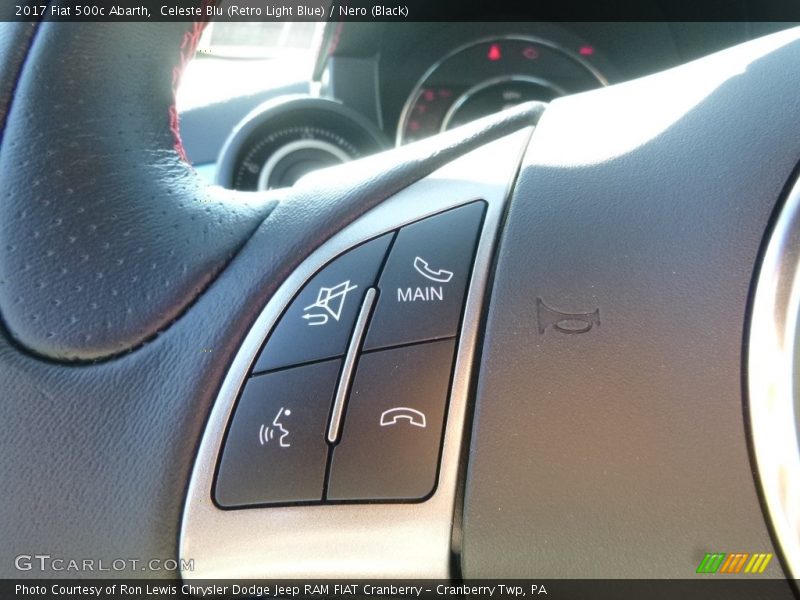 Controls of 2017 500c Abarth