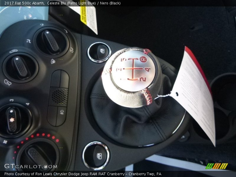  2017 500c Abarth 5 Speed Manual Shifter