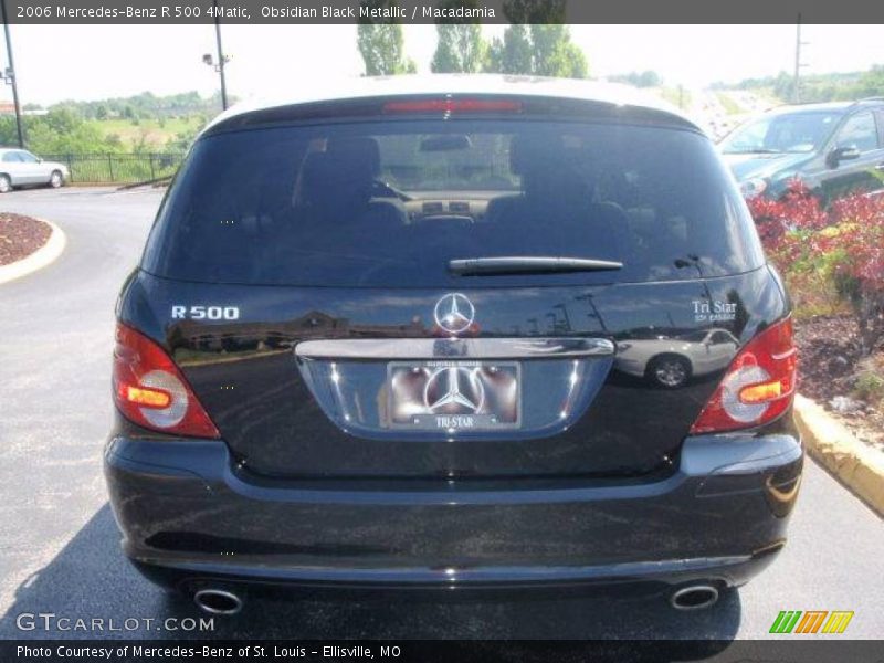 Obsidian Black Metallic / Macadamia 2006 Mercedes-Benz R 500 4Matic