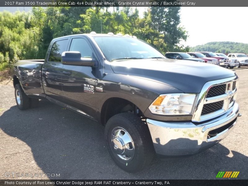 Granite Crystal Metallic / Black/Diesel Gray 2017 Ram 3500 Tradesman Crew Cab 4x4 Dual Rear Wheel