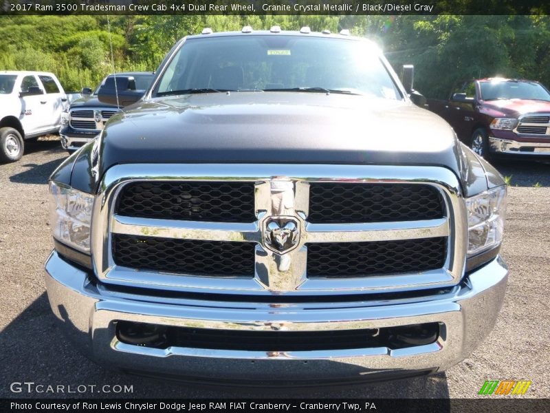 Granite Crystal Metallic / Black/Diesel Gray 2017 Ram 3500 Tradesman Crew Cab 4x4 Dual Rear Wheel