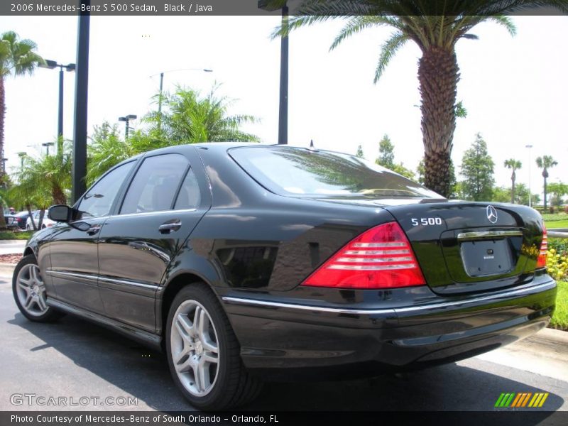 Black / Java 2006 Mercedes-Benz S 500 Sedan