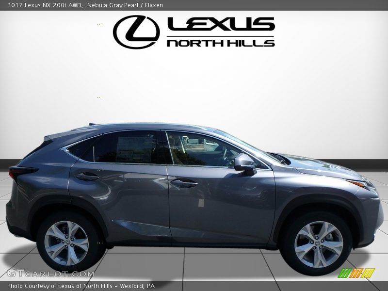 Nebula Gray Pearl / Flaxen 2017 Lexus NX 200t AWD