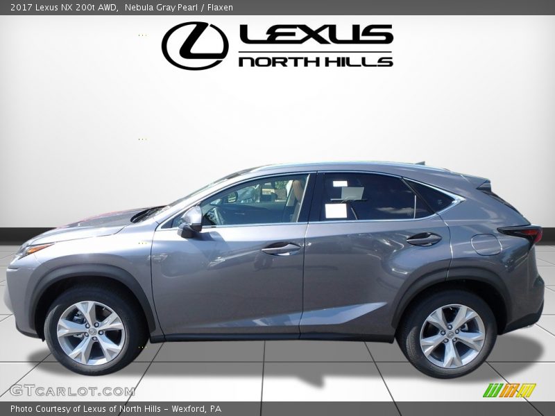 Nebula Gray Pearl / Flaxen 2017 Lexus NX 200t AWD