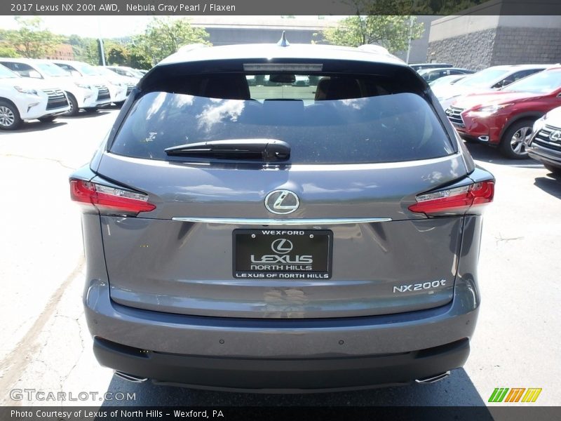 Nebula Gray Pearl / Flaxen 2017 Lexus NX 200t AWD