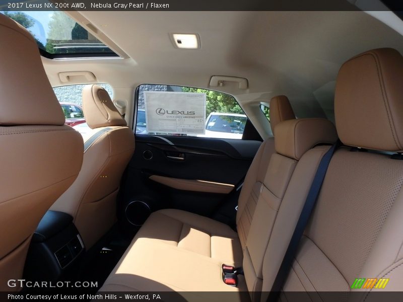 Nebula Gray Pearl / Flaxen 2017 Lexus NX 200t AWD
