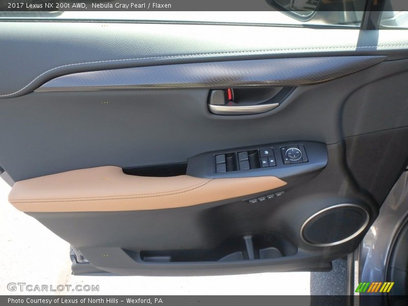 Nebula Gray Pearl / Flaxen 2017 Lexus NX 200t AWD