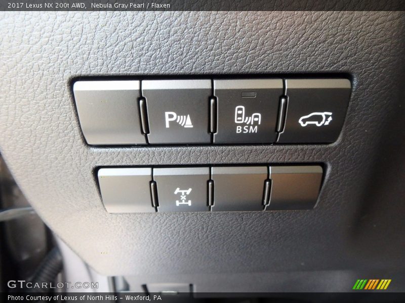 Nebula Gray Pearl / Flaxen 2017 Lexus NX 200t AWD