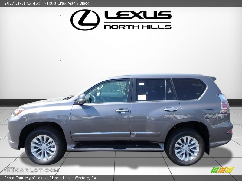 Nebula Gray Pearl / Black 2017 Lexus GX 460