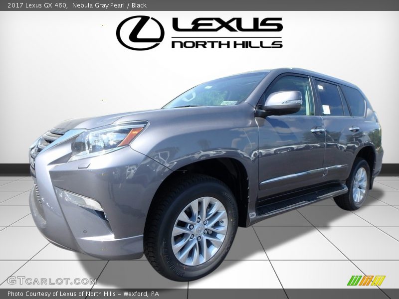 Nebula Gray Pearl / Black 2017 Lexus GX 460