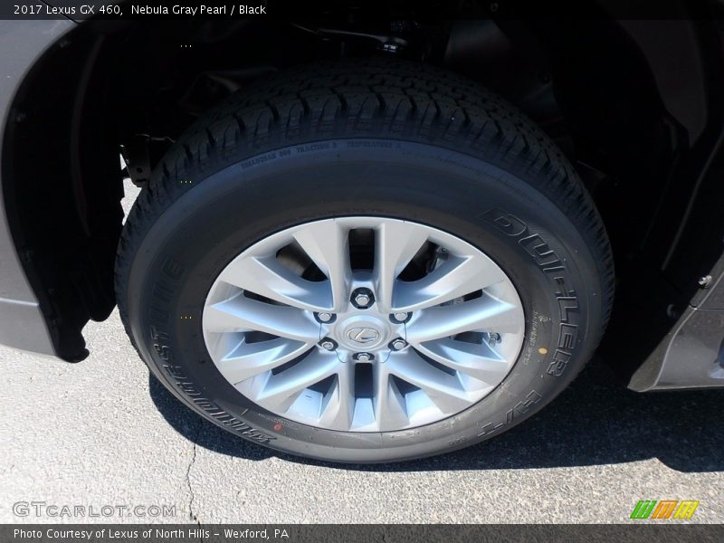 Nebula Gray Pearl / Black 2017 Lexus GX 460