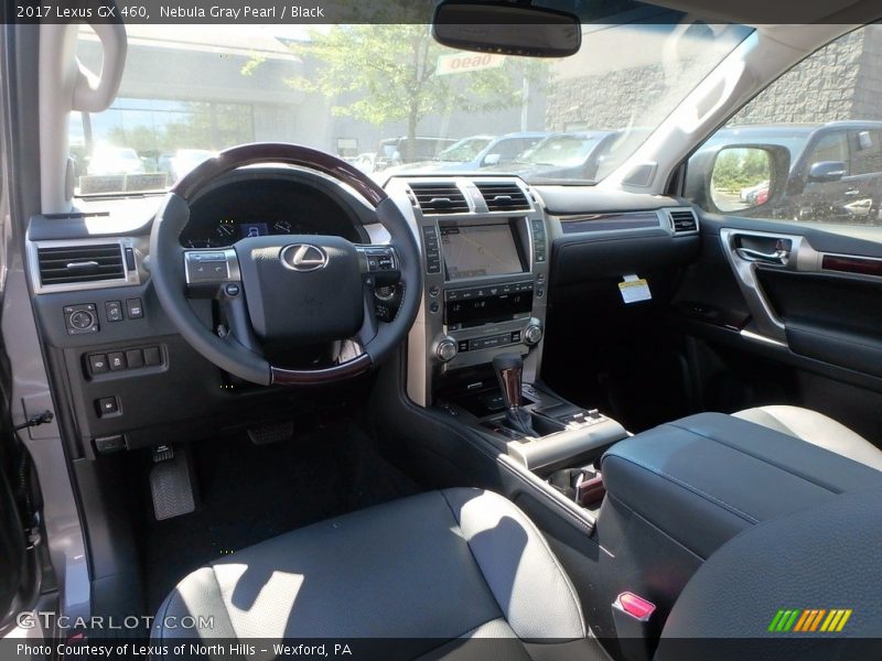 Nebula Gray Pearl / Black 2017 Lexus GX 460