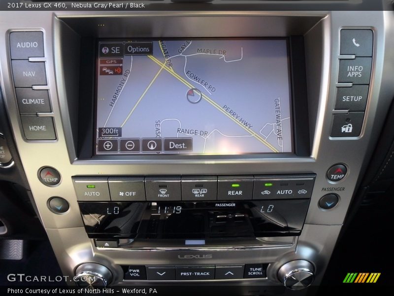 Nebula Gray Pearl / Black 2017 Lexus GX 460