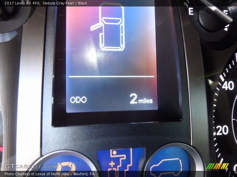 Nebula Gray Pearl / Black 2017 Lexus GX 460