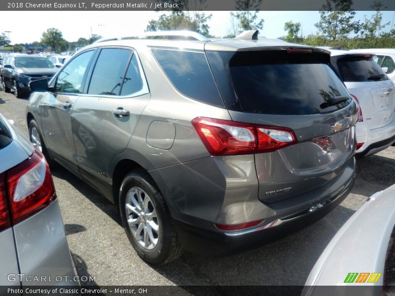 Pepperdust Metallic / Jet Black 2018 Chevrolet Equinox LT