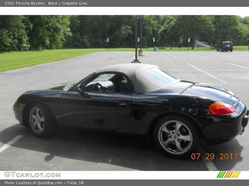 Black / Graphite Grey 2002 Porsche Boxster