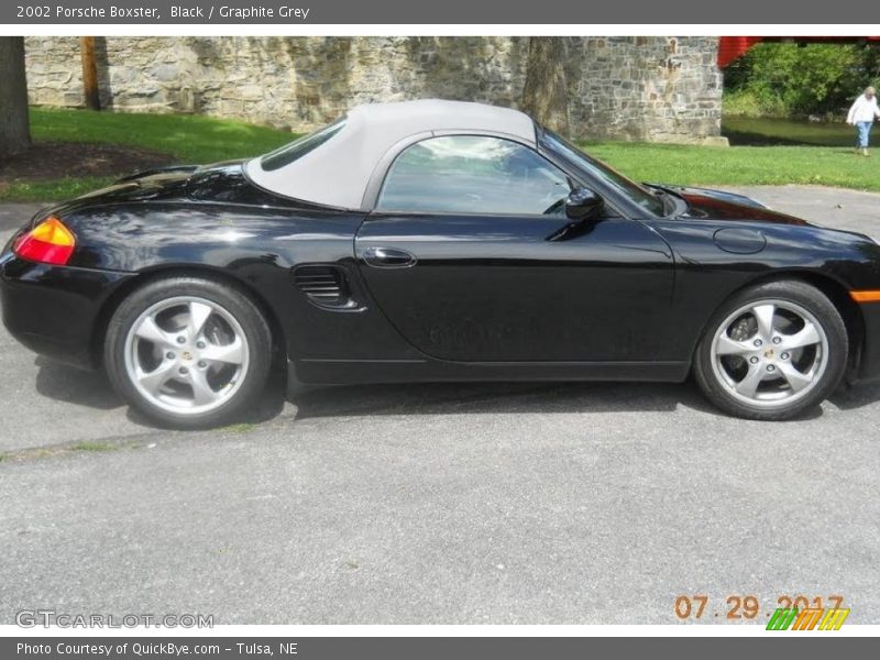 Black / Graphite Grey 2002 Porsche Boxster